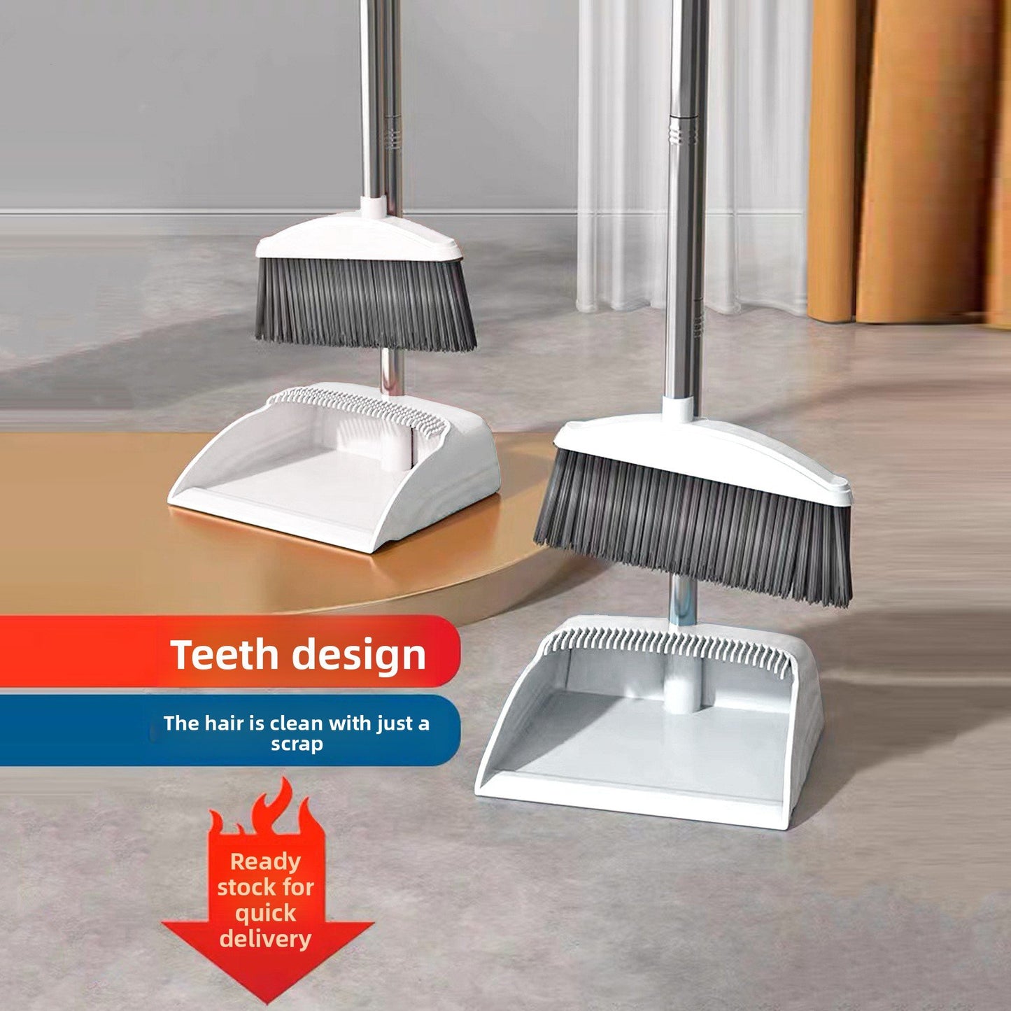 Broom and dustpan set