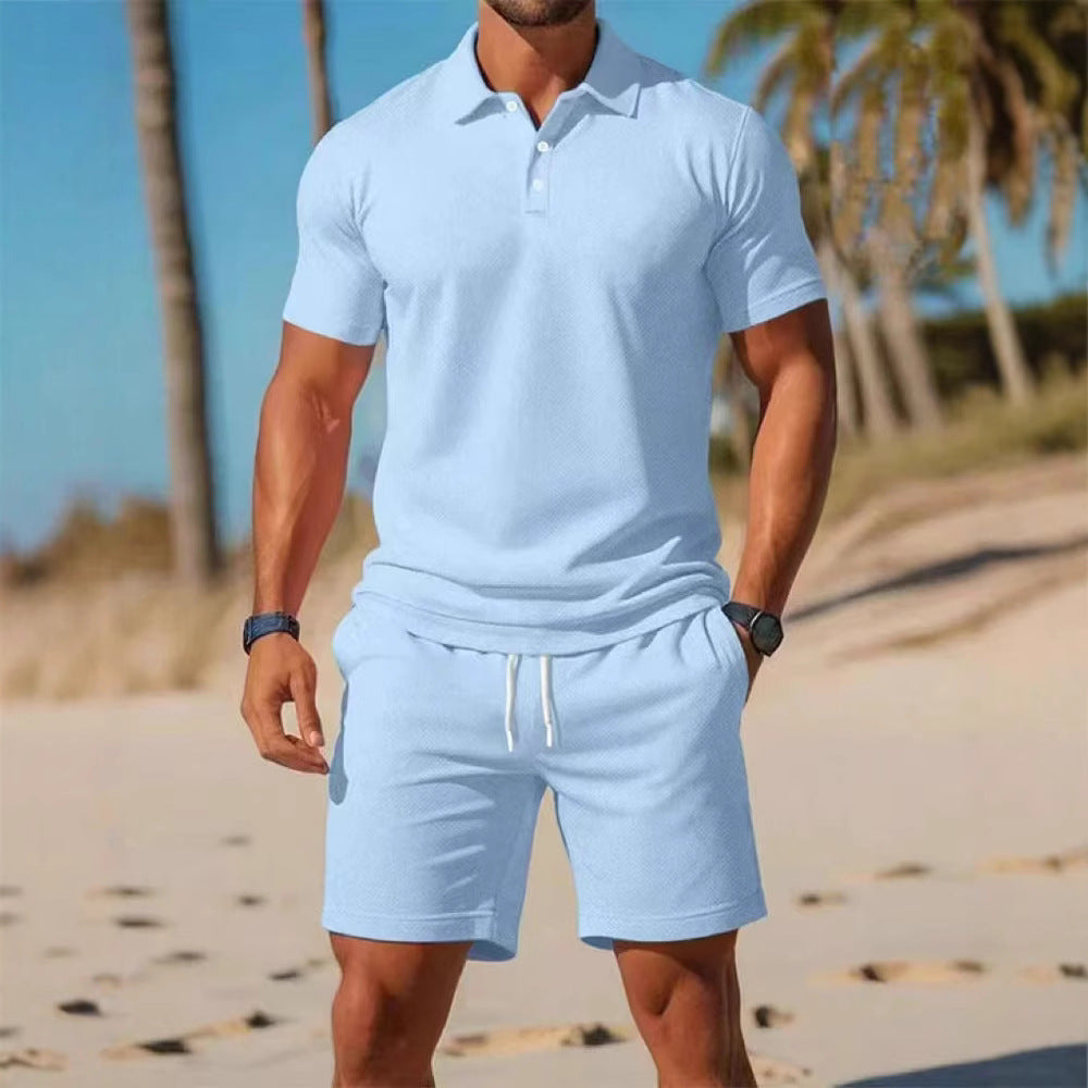 Short-sleeved two-piece set