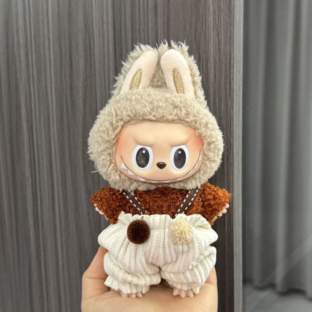 Labubu Doll Clothes Set for 17cm Plush Toys