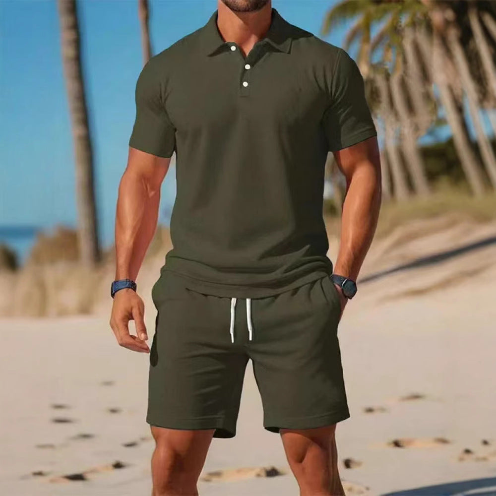 Short-sleeved two-piece set