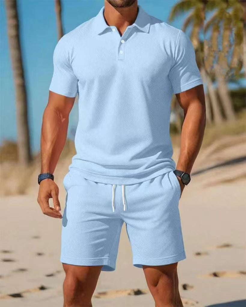 Short-sleeved two-piece set