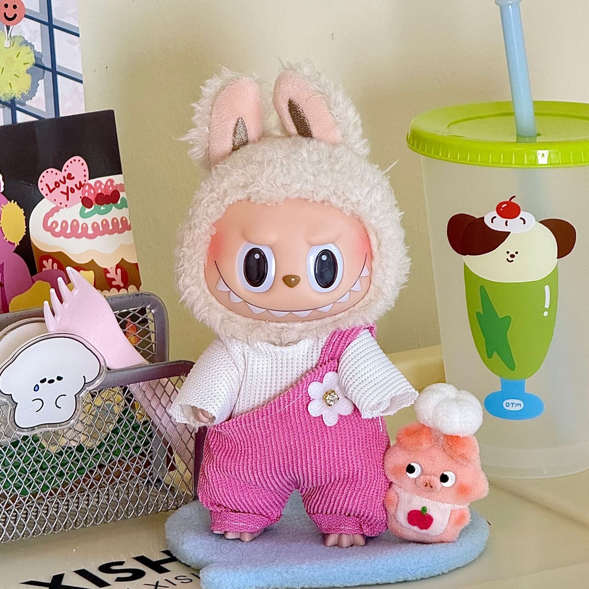 Labubu Doll Clothes Set for 17cm Plush Toys