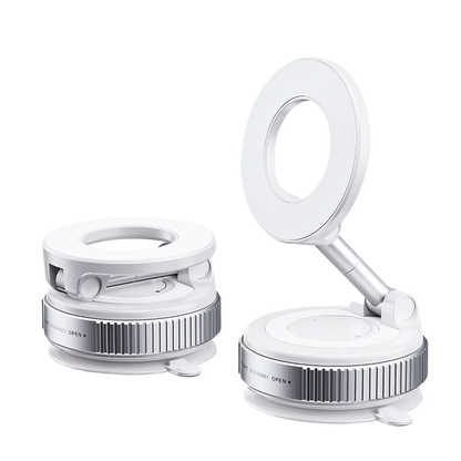 2025 New Vacuum Suction Magnetic Car Phone Holder Navigation & Desktop Mount