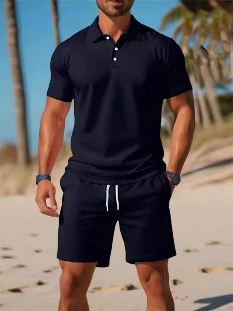 Short-sleeved two-piece set