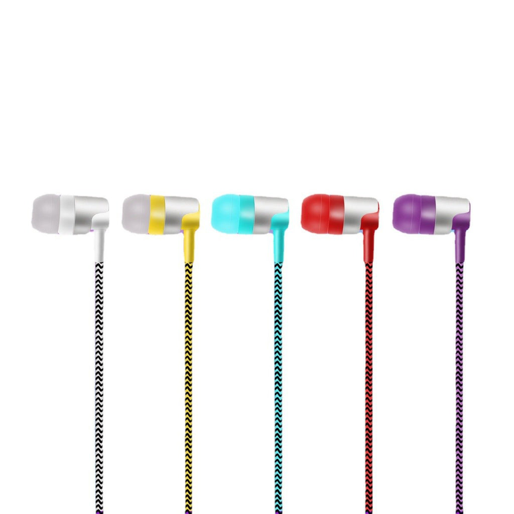 Durable braided wiring karaoke with microphone earphones in-ear for oppovivo Xiaomi Huawei mobile phone subwoofer