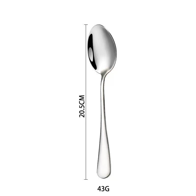 Titanium-Plated Stainless Steel Tableware 4-Piece Set