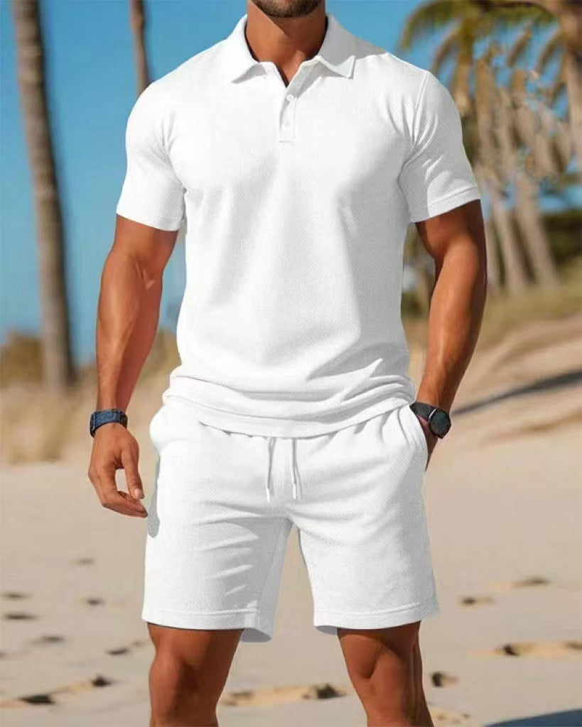 Short-sleeved two-piece set