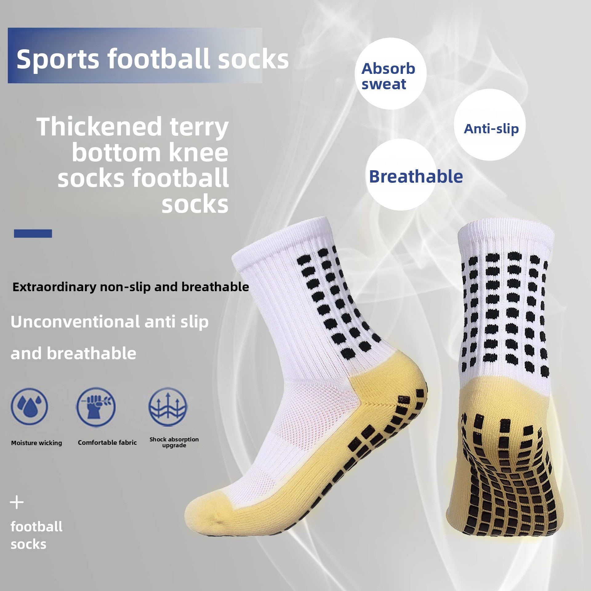 Professional Anti-Slip Football Socks