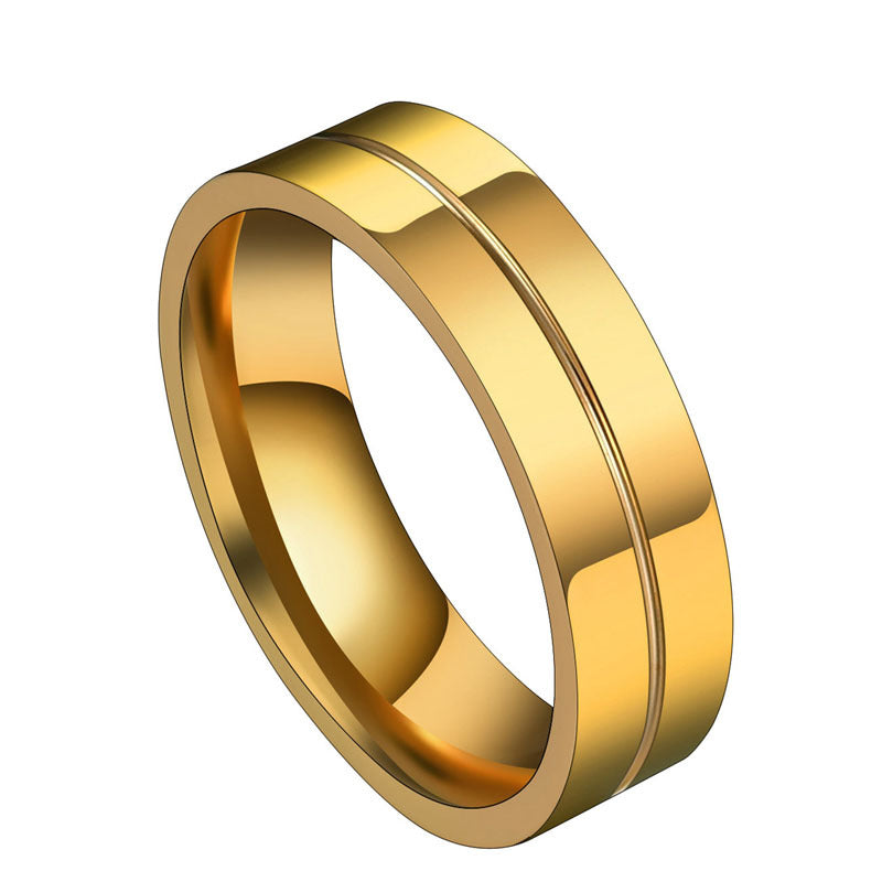 Zirconia diamond set stainless steel ring