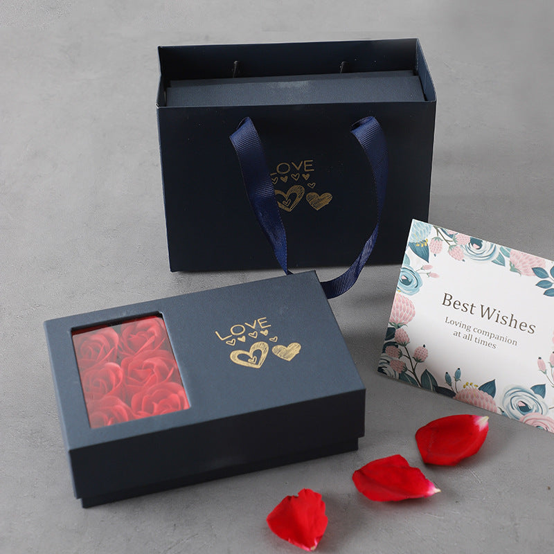 Valentine's Day Six Roses Jewelry Box