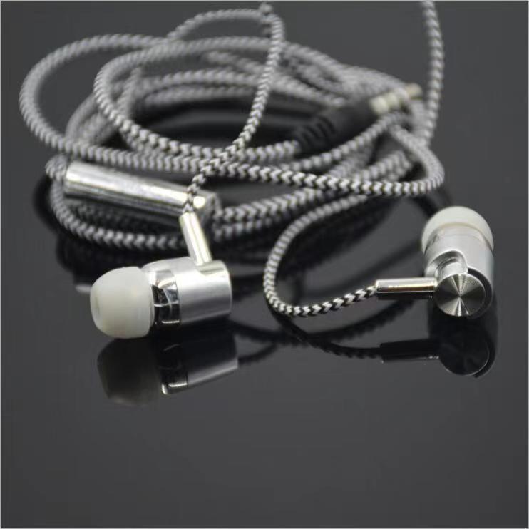 Durable braided wiring karaoke with microphone earphones in-ear for oppovivo Xiaomi Huawei mobile phone subwoofer