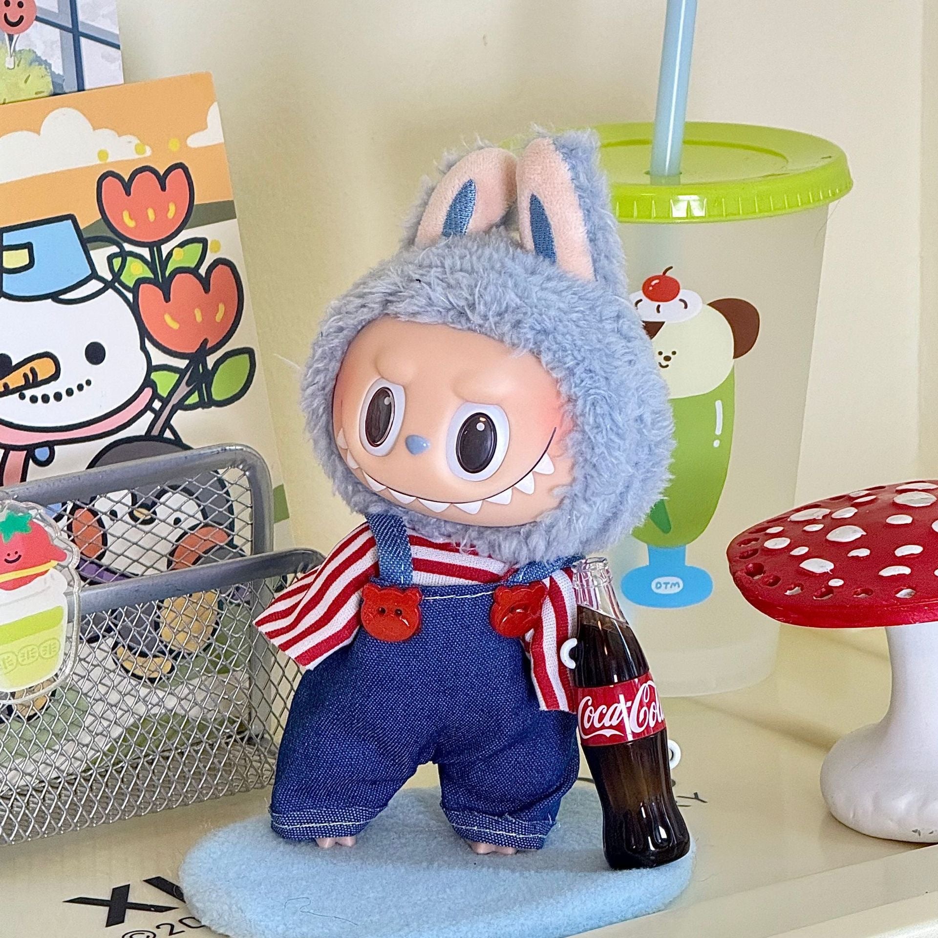 Labubu Doll Clothes Set for 17cm Plush Toys