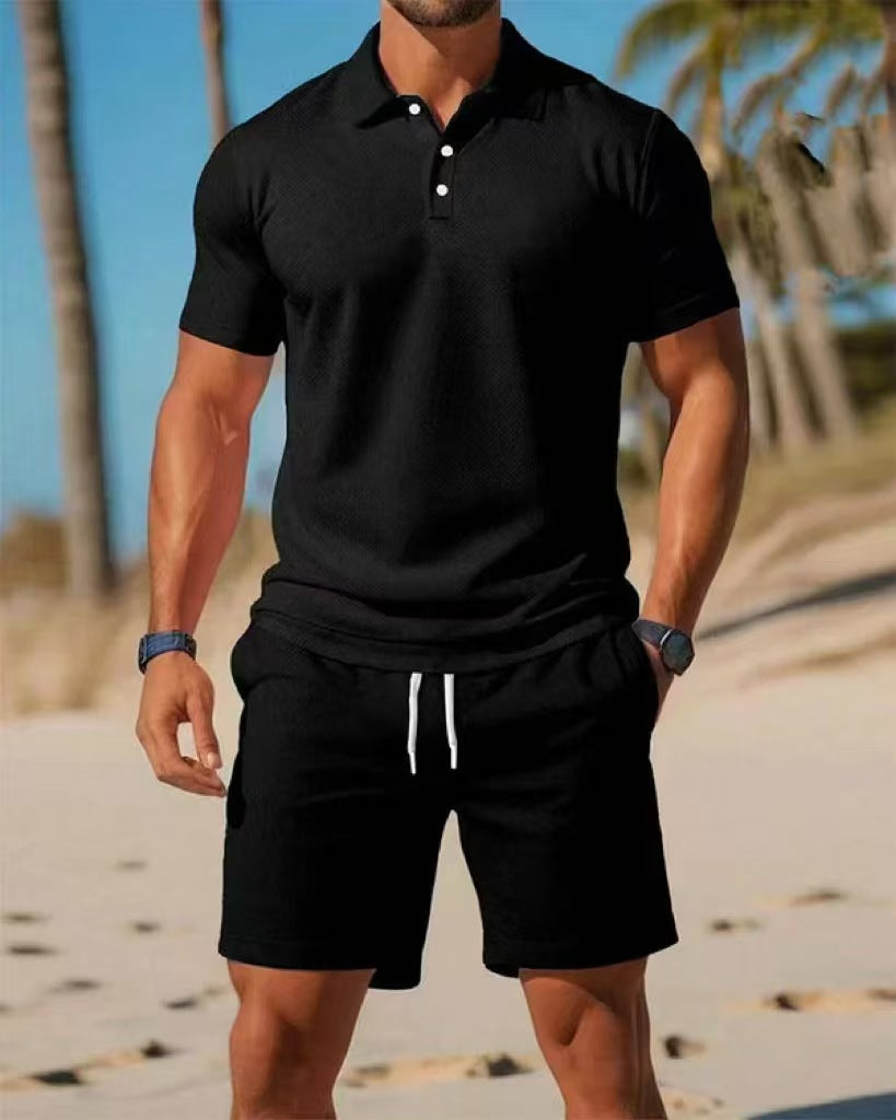 Short-sleeved two-piece set