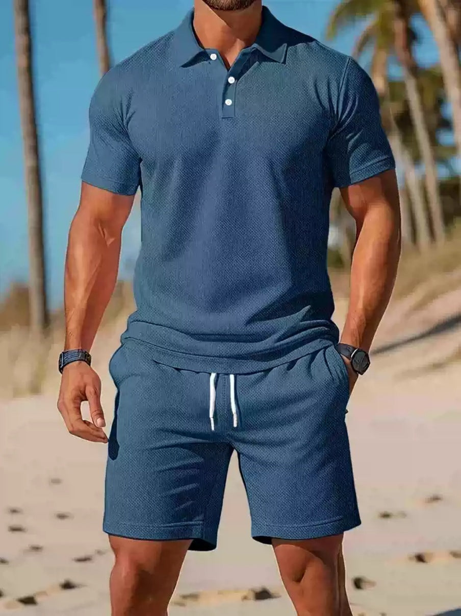 Short-sleeved two-piece set