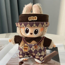 Labubu Doll Clothes Set for 17cm Plush Toys