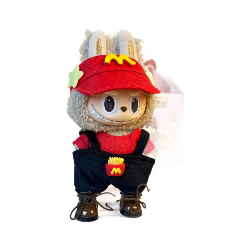 Labubu Doll Clothes Set for 17cm Plush Toys