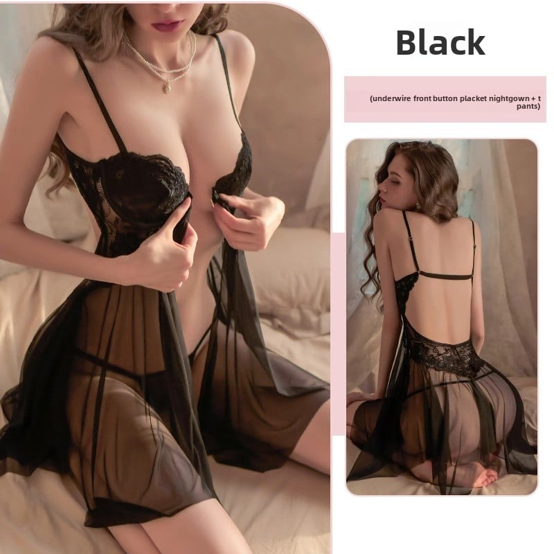 Sexy lace pajamas