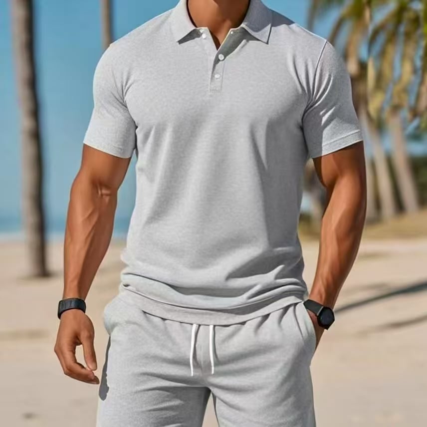 Short-sleeved two-piece set