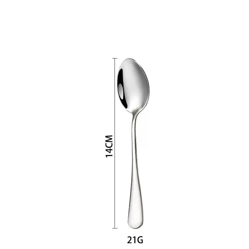 Titanium-Plated Stainless Steel Tableware 4-Piece Set