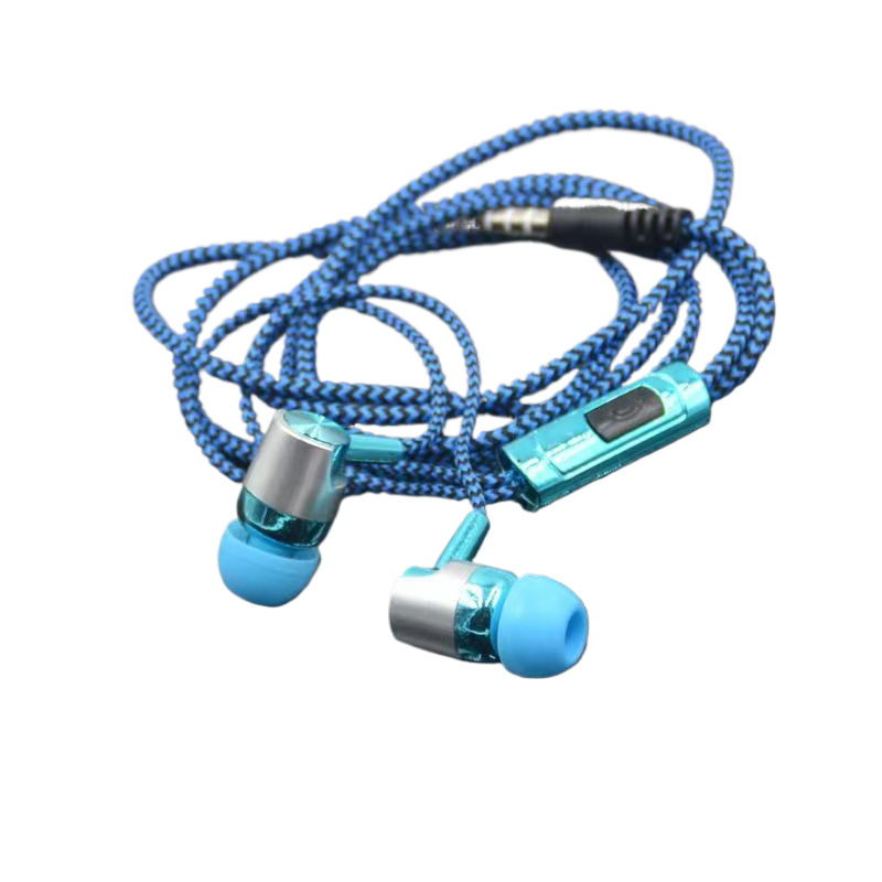 Durable braided wiring karaoke with microphone earphones in-ear for oppovivo Xiaomi Huawei mobile phone subwoofer