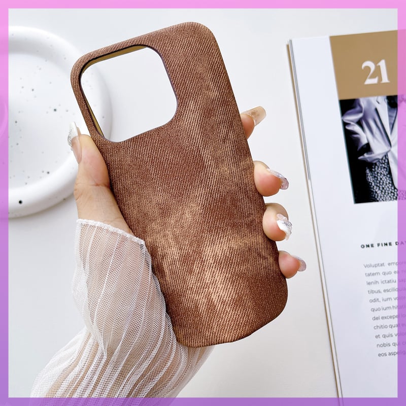 iphone canvas denim phone case
