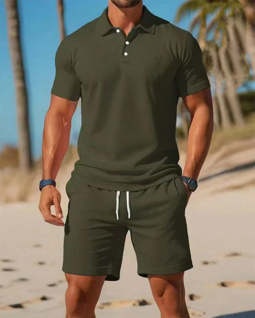 Short-sleeved two-piece set
